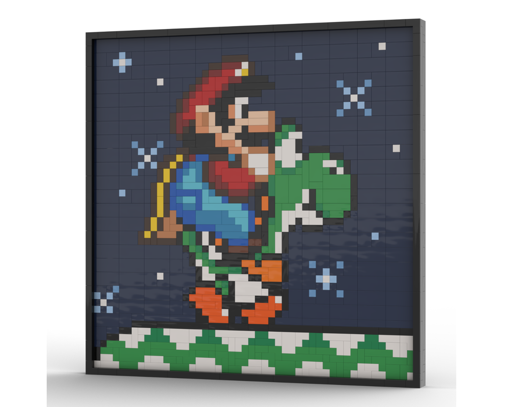 Lego Super Mario World Art