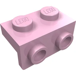 Bracket 1 x 2 - 1 x 2 / Bright Pink