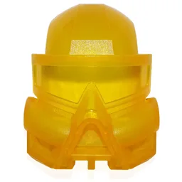 Large Figure Mask Kaukau / Trans-Neon Yellow