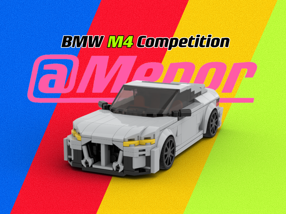 Lego BMW M4(G82) Competition Light Bluish Gray