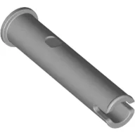 Technic Pin Long 3l with Stop and Hole / Light Bluish Gray
