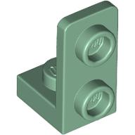 Lego Bracket 1 x 1 - 1 x 2 Inverted / Sand Green
