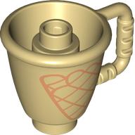 Lego Duplo Cone / Ice Cup with Ice Cream Cone print