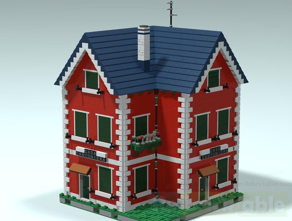 Lego Italian Alpin roadhouse ( casa cantoniera )