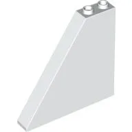 Brick Sloped 55° 1 x 6 x 5 / White