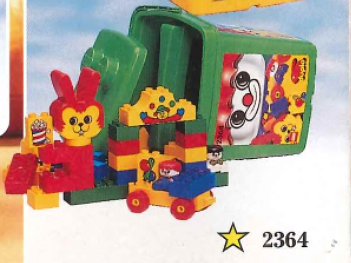 Lego Circus Bucket Green