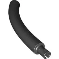 Animal Body Part / Plant, Tail / Neck / Branch / Trunk, Middle Section with Pin, Round Pin Hole / Black