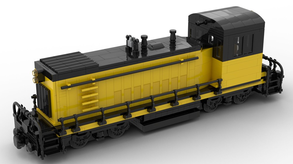 Lego Diesel locomotive - EMD SW1200 - MOC