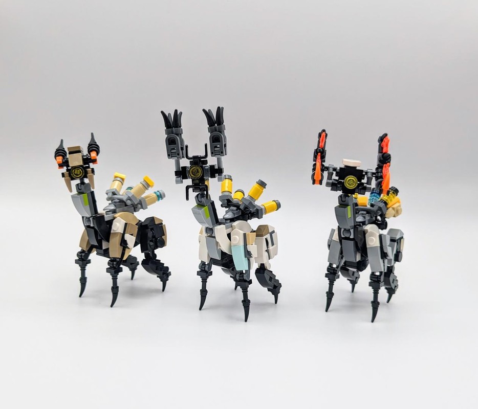 Lego Grazer, Lancehorn, and Fanghorn: Horizon