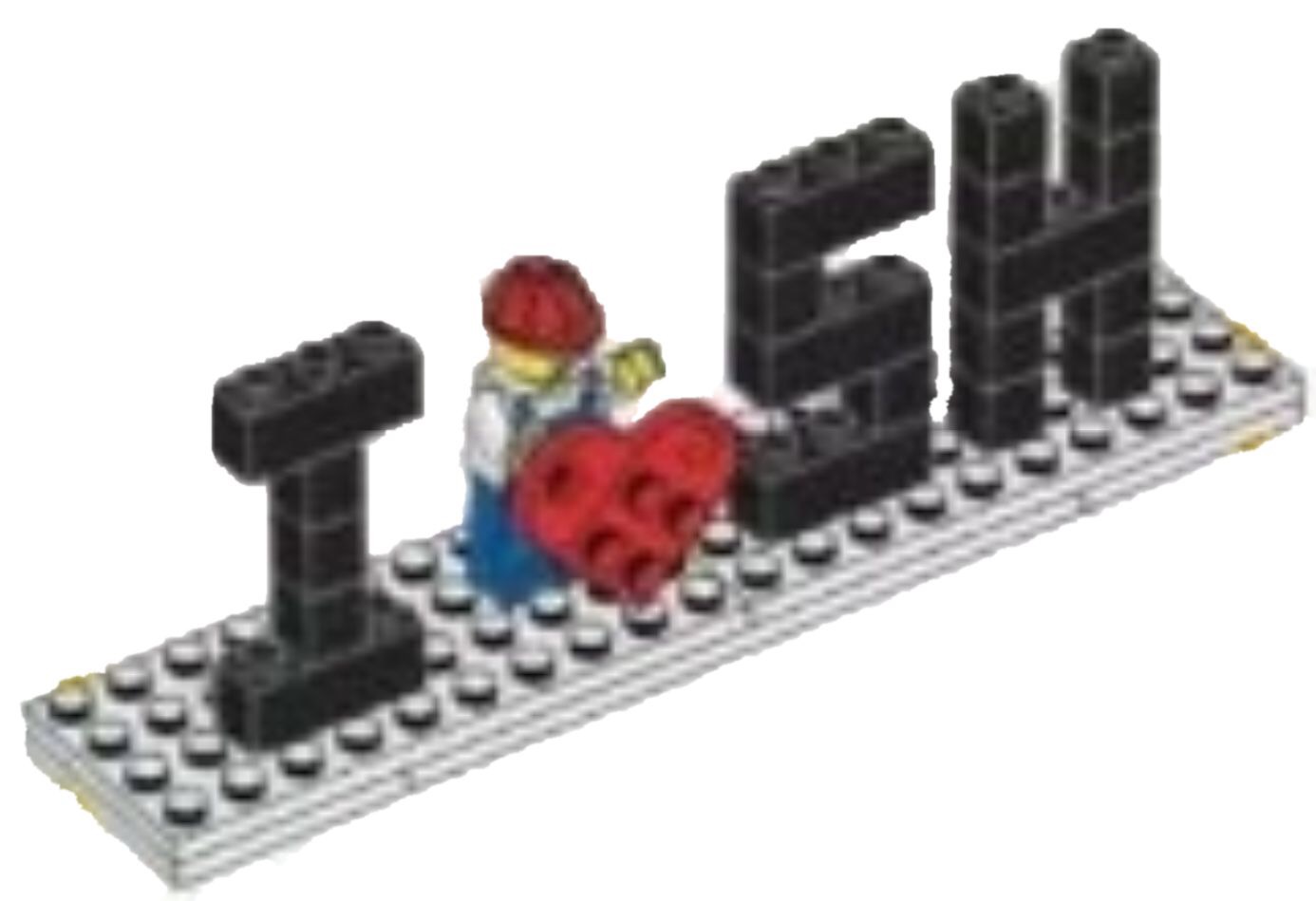 Lego I ❤️ Shanghai Standee