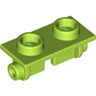 Hinge Brick 1 x 2 Top Plate Thin / Lime