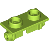 Lego Hinge Brick 1 x 2 Top Plate Thin / Lime