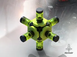 Spinning Top #38 Green Energy Tube Reactor