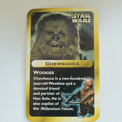 Lego Display Card, Chewbacca / [No Color/Any Color]