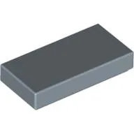 Tile 1 x 2 with Groove / Sand Blue