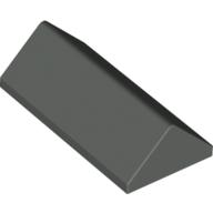 Lego Brick Sloped 45° 2 x 4 Double / Dark Gray