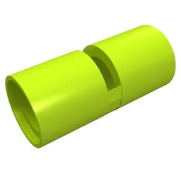 Technic Pin Connector Round [Slotted] / Lime
