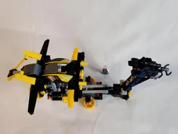 Flight Simulator with Joystick Control (Yellow)