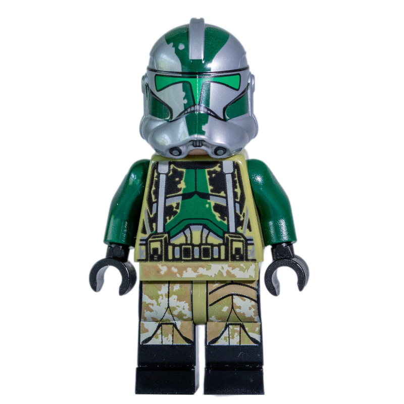 Lego Clone Commander Gree, Kashyyyk Armor, Dark Tan Leg Strap
