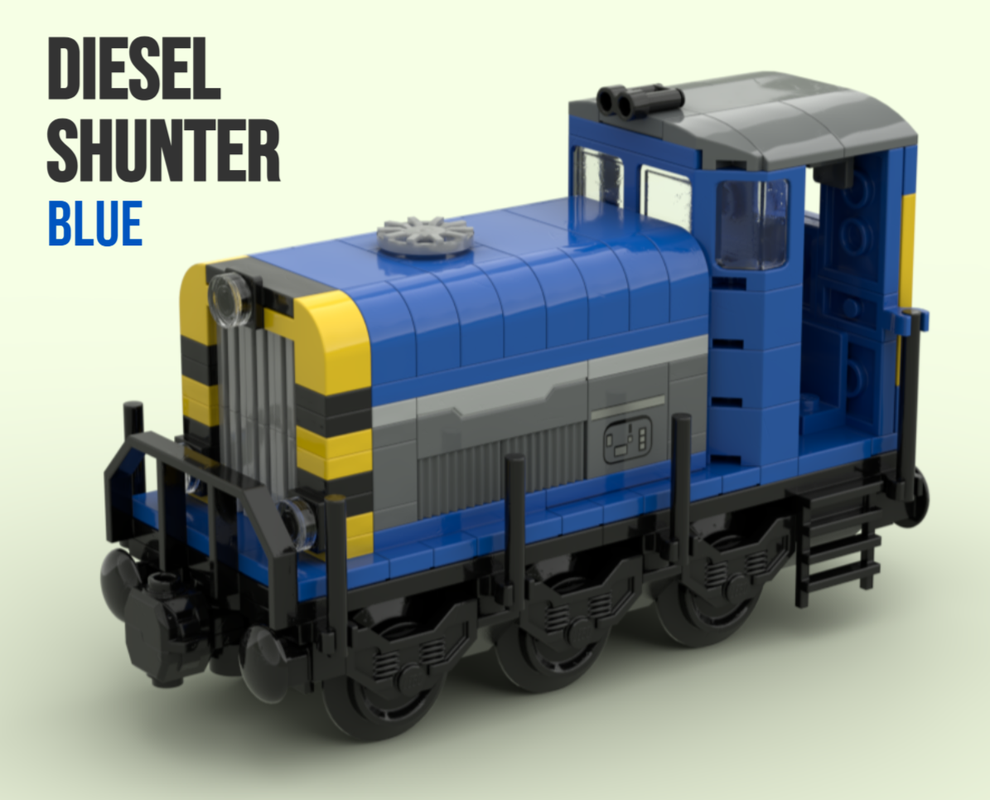 Lego Diesel Shunter - blue