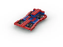 Blue & Red Go-Kart