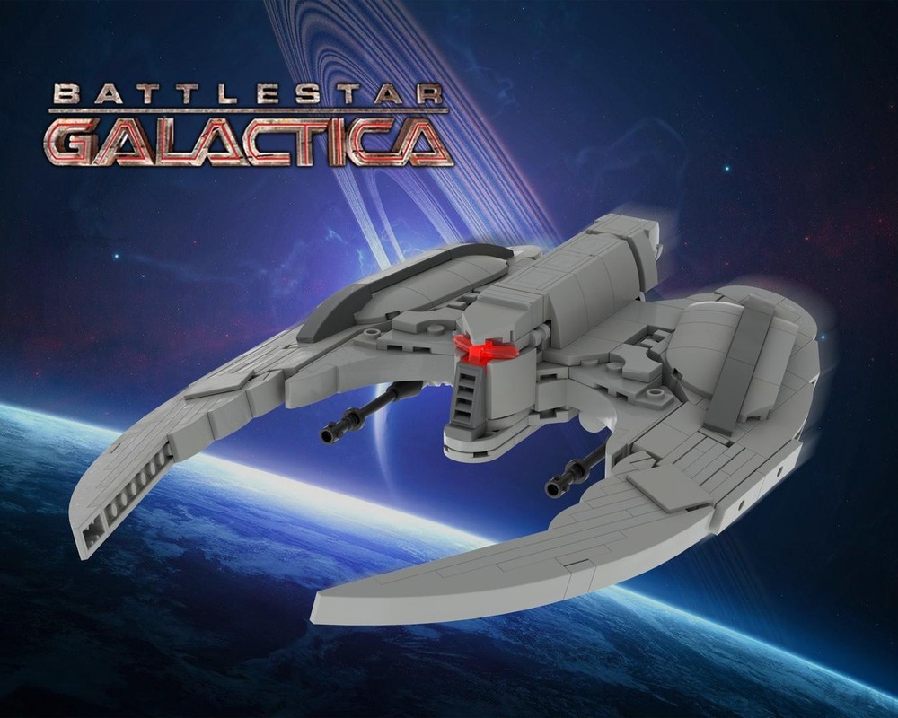 Lego Cylon Raider (Modern) - Minifigure Scale - Battlestar Galactica
