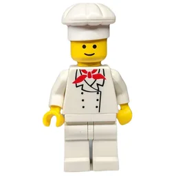 Chef, Red Neckerchief, White Legs (3626b Head)