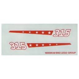 Sticker Sheet for Set 6596-1 / [No Color/Any Color]