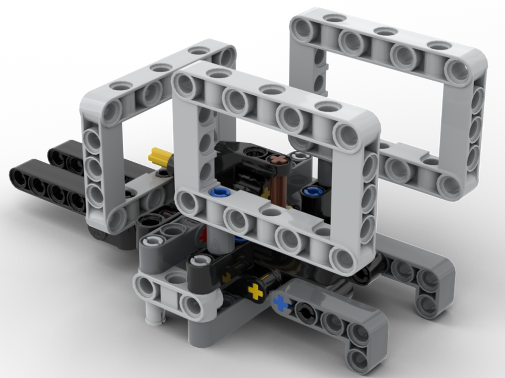 Lego Volvo gear-rack mod