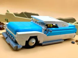 1950s Prime Planet Coupe - Medium Azure