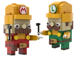Brickheadz Builder Mario & Luigi
