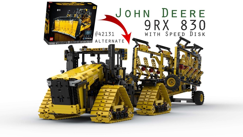 Lego 42131 John Deere 9RX 830 with Speed Disk