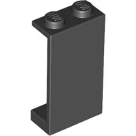 Panel 1 x 2 x 3 - Solid Studs / Black
