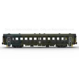8W Swedish Train Wagon SJ AB7 Second Class