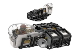 Externally Framed Spaceship