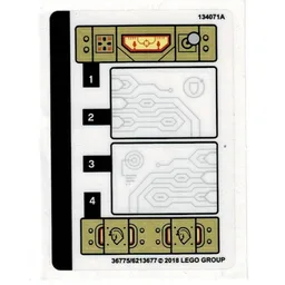 Sticker Sheet for Set 72001-1 / [No Color/Any Color]