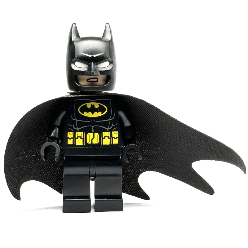 Lego Batman, Black Suit, Black Cowl, Cloth Cape