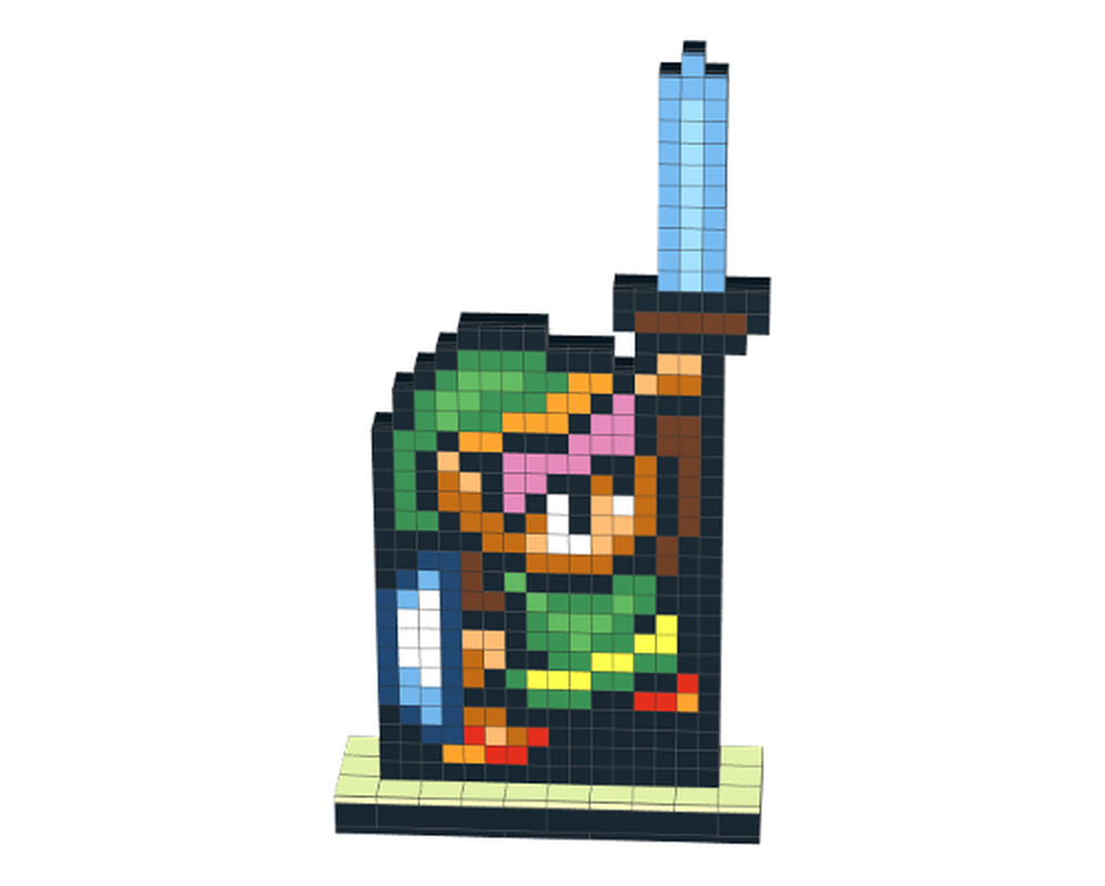 Lego A Link to the Past Pixel Art