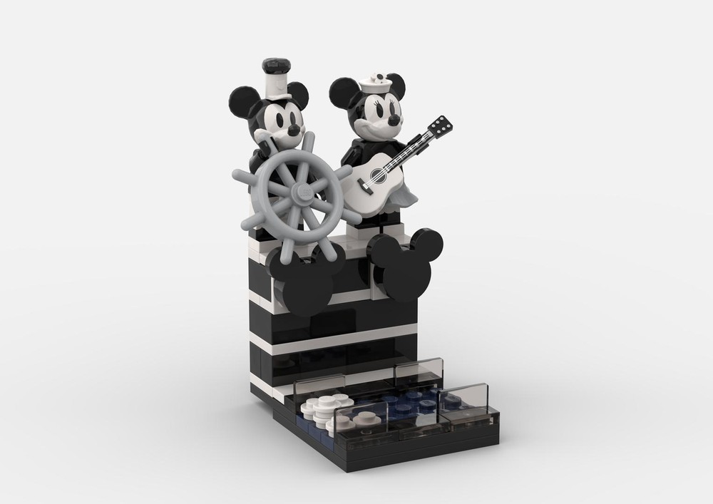 Lego Vintage Mickey and Minnie Diorama