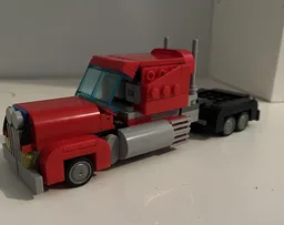 Transformable Red Truck