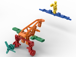 Black technic Plane