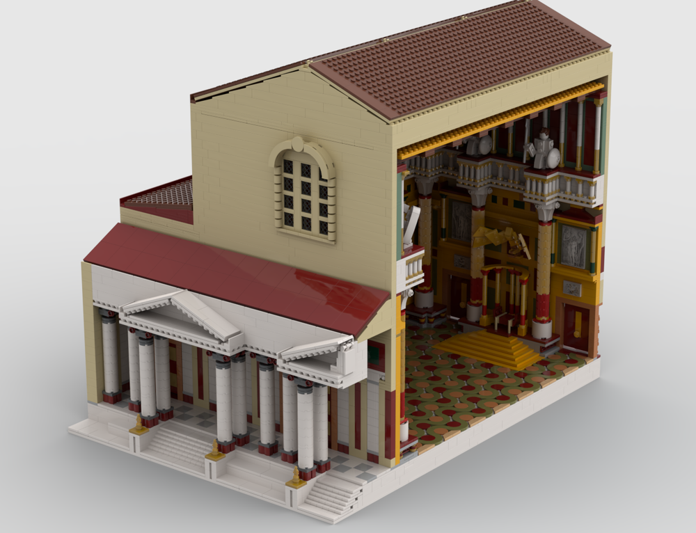 Lego Imperial Palace Domus Flavia at the Palatin Hill