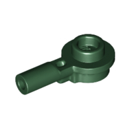 Lego Plate Special Round 1 x 1 with Hollow Stud and Horizontal Bar 1L / Dark Green