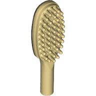 Lego Equipment Hairbrush Short Handle [10mm] / Tan