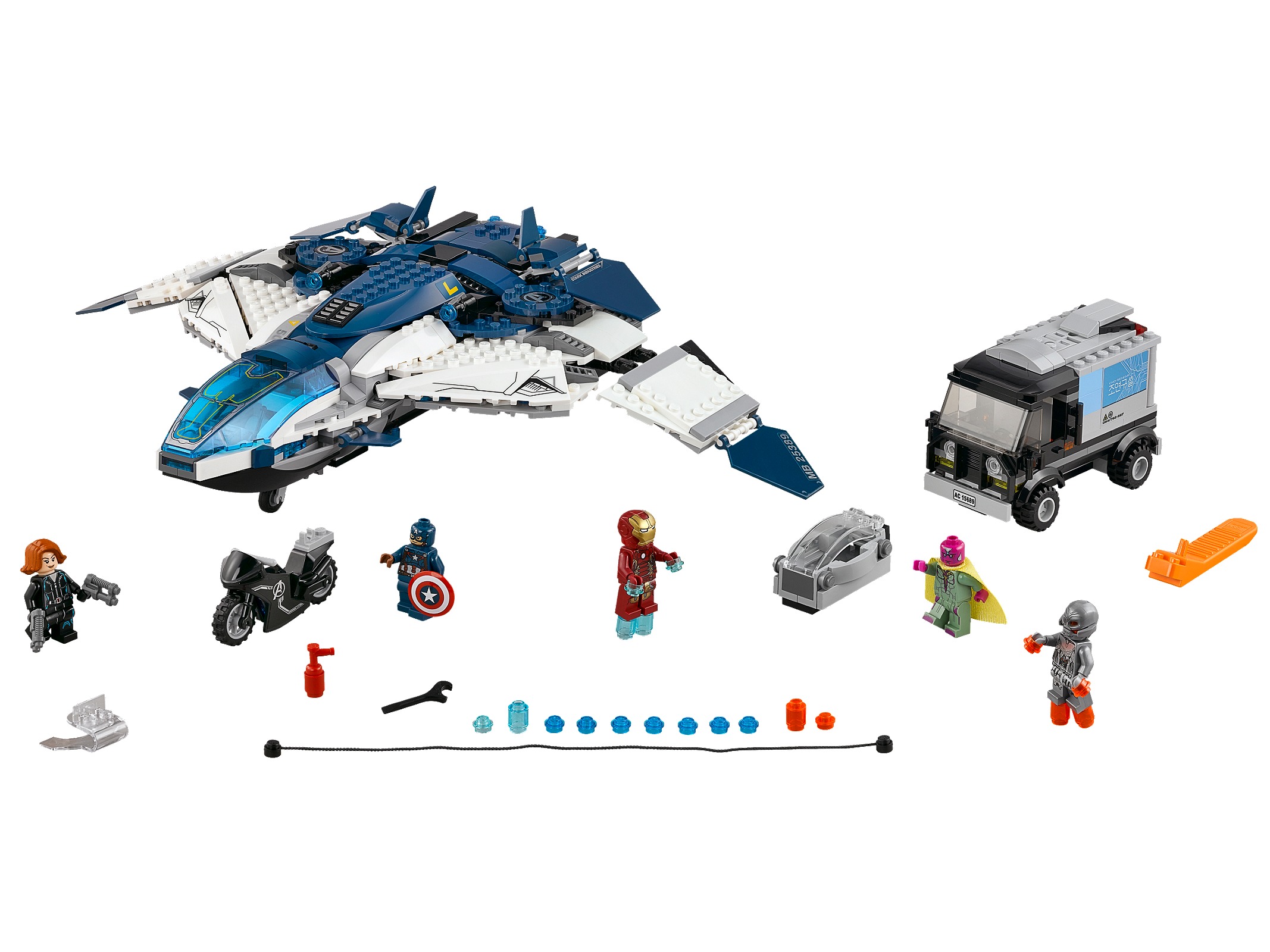 Lego The Avengers Quinjet City Chase