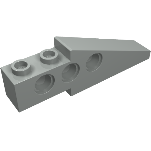 Lego Technic Slope Long 1 x 6 with 3 Pin Holes / Light Gray