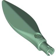 Lego Animal Body Part, Dinosaur / Whale Flipper with Pin / Sand Green