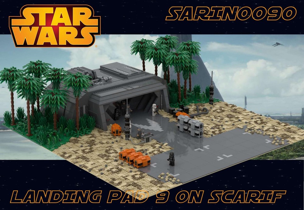Lego SW - Landing Pad 9 on Scarif
