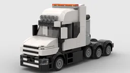 8x4 scania t-series tractor with liftable axle