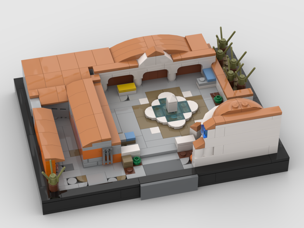 Lego Inferno site B, counter strike map